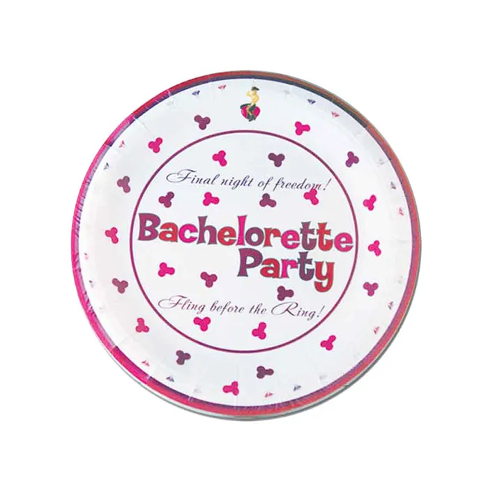 Bachelorette Party 10in Plates 10 Hott Products Female Sex Toys