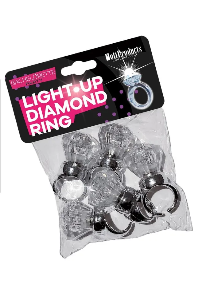 Bachelorette Party Light Up Diamond Ring Bachelorette Male Sex Toys