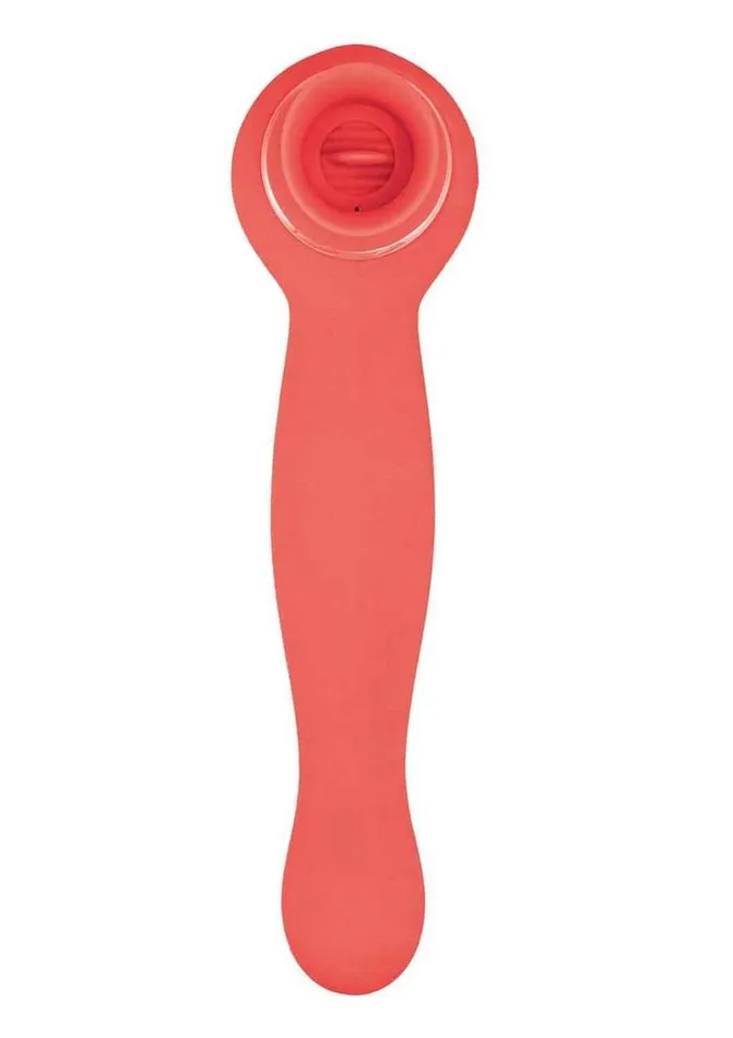 Blaze Luscious Licker Rechargeable Silicone Dual End Vibrator Blaze Female Sex Toys