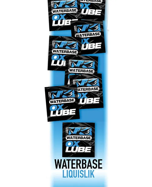 Blue Ox Designs LLCDba Oxballs Dildos Ox Balls OXLube Liquislik Waterbase Pack Pack of 50 Sachets