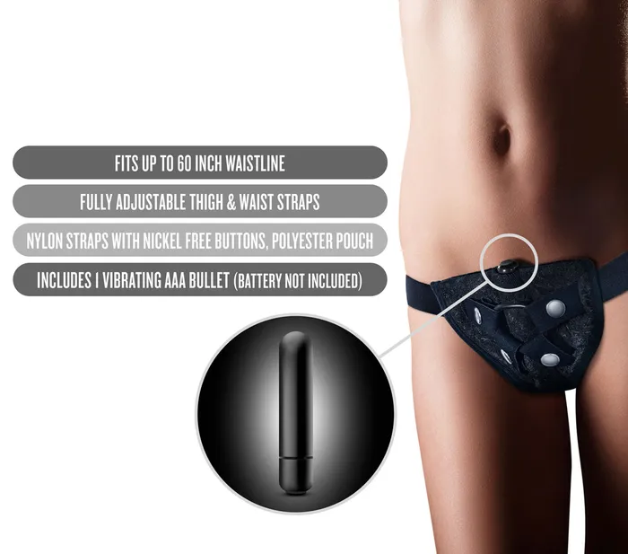 Blush Novelties Anal Temptasia Lovelace Harness Black