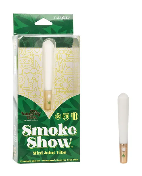 California Exotic Novelties Naughty Bits Smoke Show Mini Joint Vibe White Vibrators