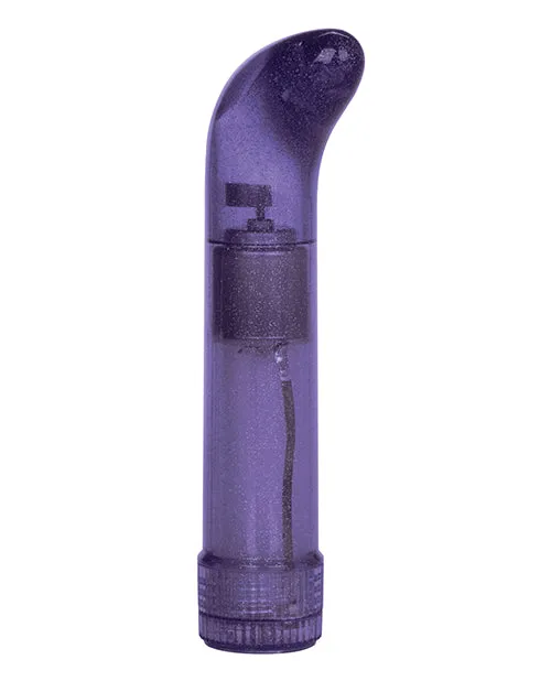 California Exotic Novelties Vibrators Shanes World Sparkle G Vibe Purple