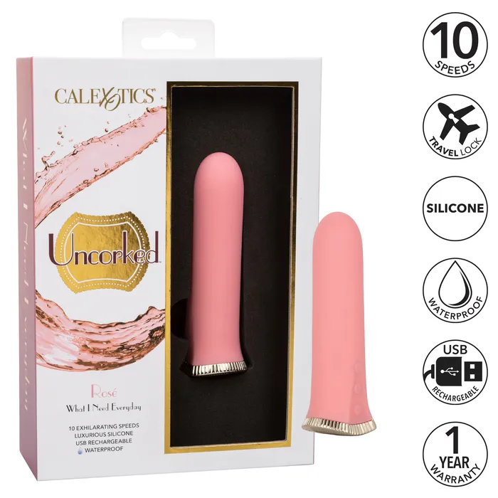 California Exotic Vibrators Uncorked Rose