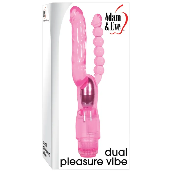 California Fantasies Adam Eve Dual Pleasure Vibe Pink Vibrators