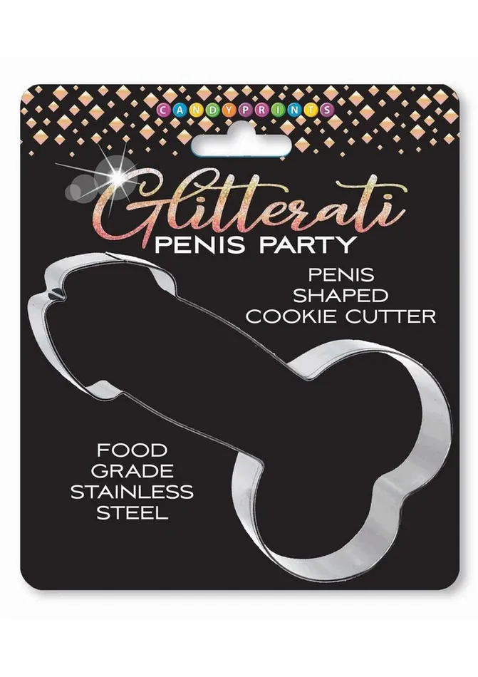 Candyprints Party Male Sex Toys Glitterati Penis Cookie Cutter