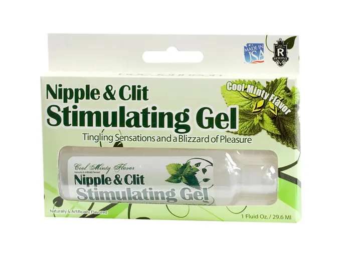 Couples Doc Johnson Nipple Clit Stimulating Gel 1oz Mint