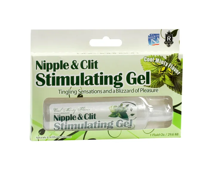 Couples Doc Johnson Nipple Clit Stimulating Gel 1oz Mint