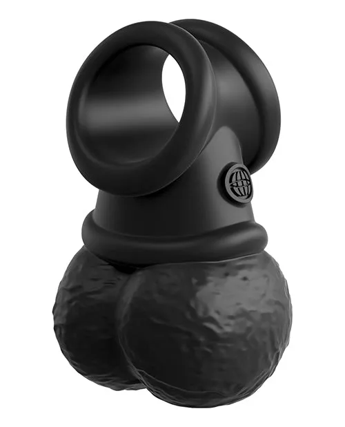 Dildos King Cock Elite The Crown Jewels Vibrating Swinging Balls Black Pipedream Products