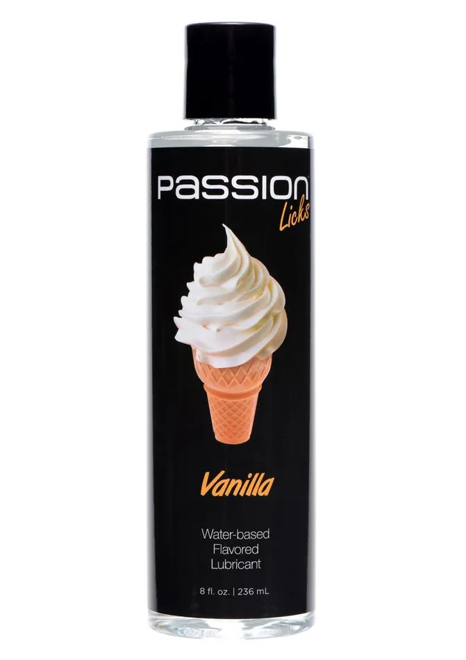 Dildos Passion Licks Vanilla Water Based Flavored Lubricant Passion