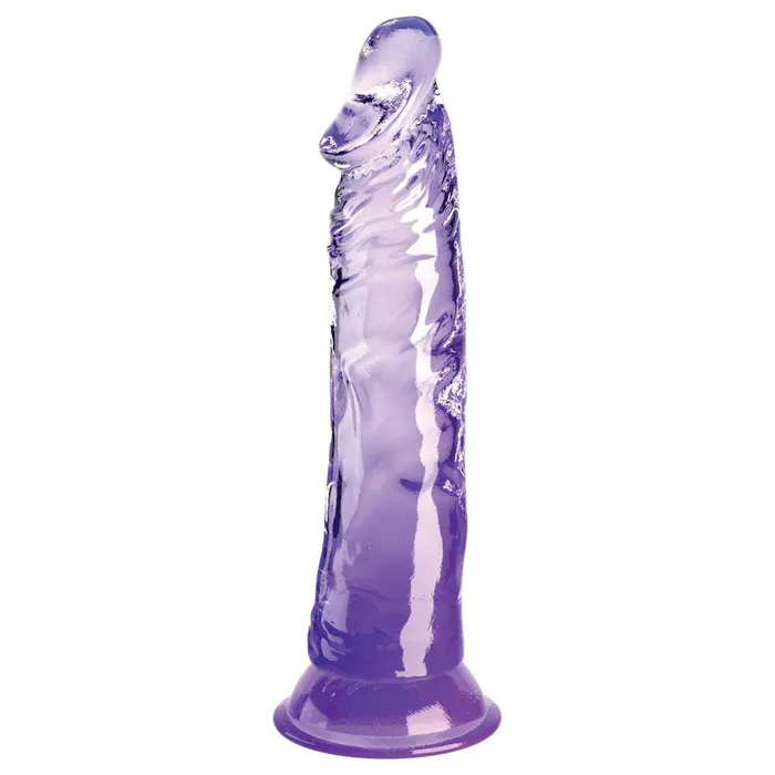 Dildos Pipedream King Cock Clear 8 Cock Purple