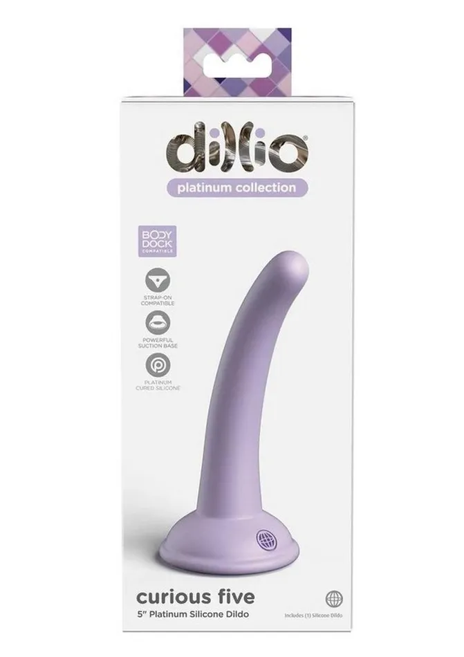 Dillio Dildos Dillio Platinum Curious Five Silicone Dildo