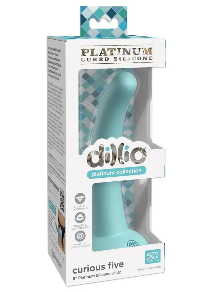 Dillio Dildos Dillio Platinum Curious Five Silicone Dildo