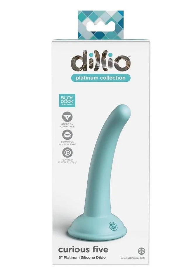 Dillio Dildos Dillio Platinum Curious Five Silicone Dildo