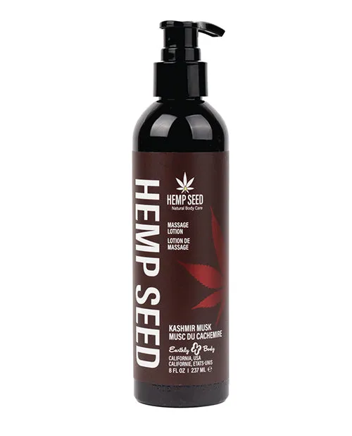 Earthly Body Couples Earthly Body Hemp Seed Massage Lotion 8 oz Kashmir Musk