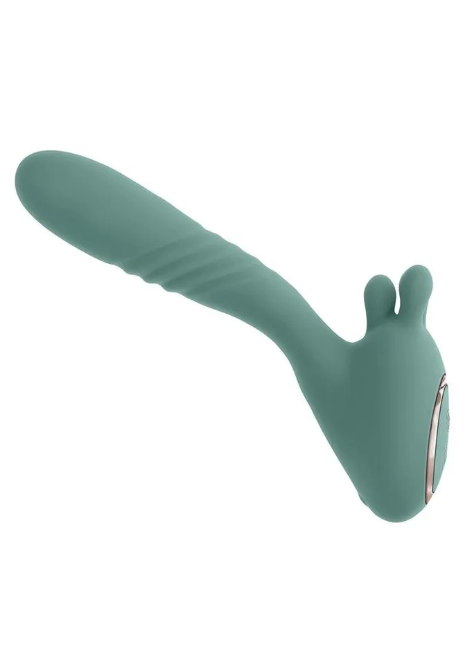 Evolved Female Sex Toys Thrust Into Ecstasy Rechargeable Silicone Dual Vibrator