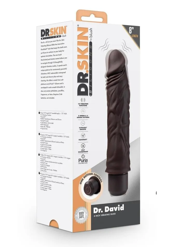 Female Sex Toys Dr Skin Dr Skin Silicone Dr David Vibrating Dildo