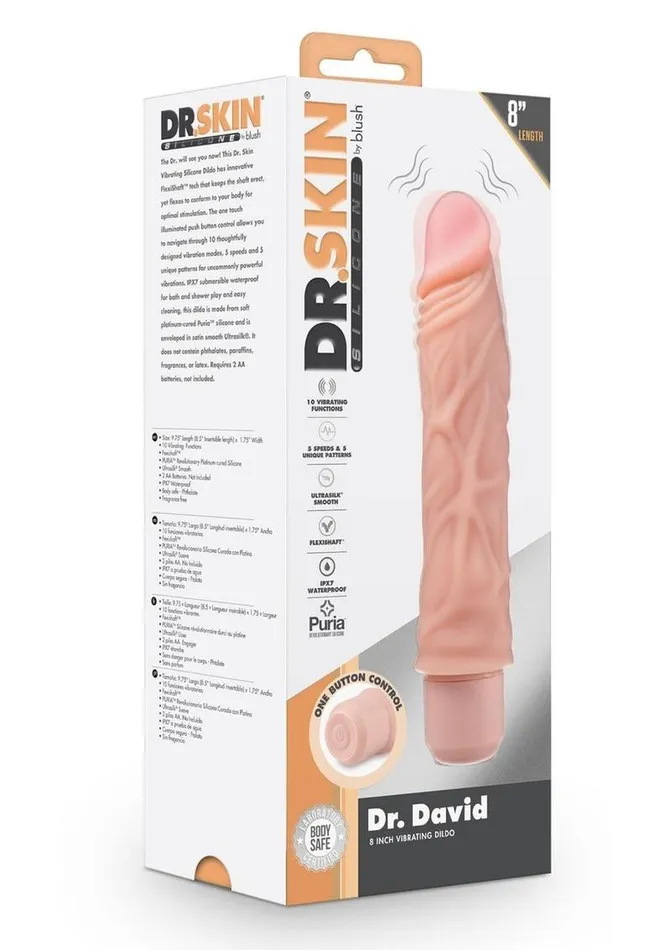 Female Sex Toys Dr Skin Dr Skin Silicone Dr David Vibrating Dildo