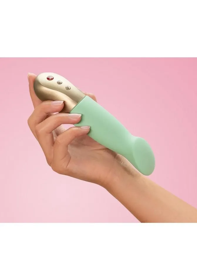 Female Sex Toys Fun Factory Sundaze Silicone Dual Stimulating Vibrator Pistachio