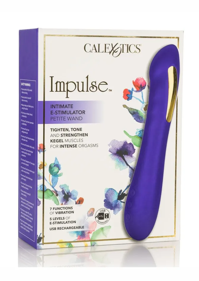 Female Sex Toys Impulse Impulse Intimate EStimulator Petite Wand Rechargeable Silicone Vibrating Massager