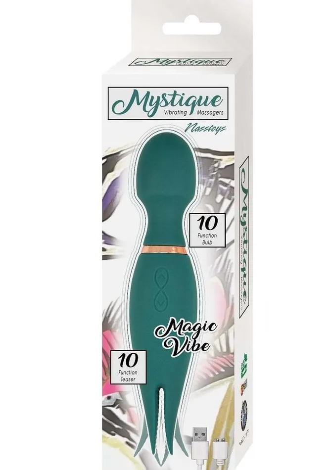 Female Sex Toys Mystique Mystique Vibrating Massagers Rechargeable Silicone Magic Wand