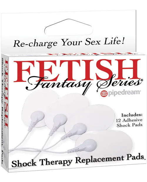 Female Sex Toys Pipedream Products Fetish Fantasy Series Shock Therapy Replacement Pads 12 pc