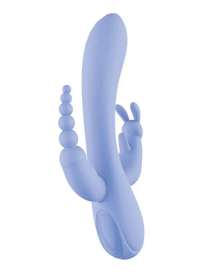 Female Sex Toys The Beat Trifecta Rechargeable Silicone Multifunction Rabbit Vibrator The Beat