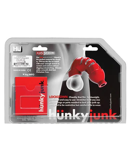 Hunky Junk Lockdown Chastity Blue Ox Designs LLCDba Oxballs Male Sex Toys