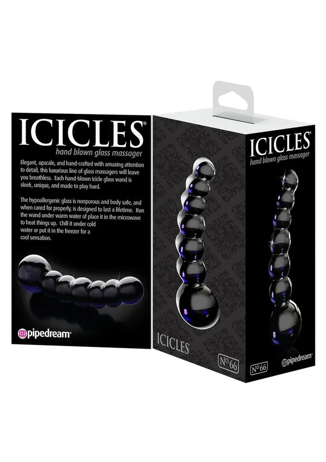 Icicles Icicles No 66 Beaded Anal Probe Anal Icicles Icicles No 66 Beaded Anal Probe Anal