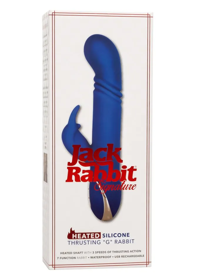 Jack Rabbit Female Sex Toys Jack Rabbit Signature Heated Silicone Thrusting G Rabbit Rechargeable Vibrator