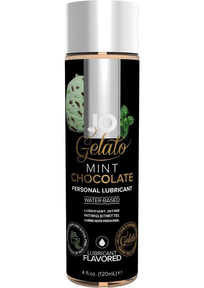 JO Gelato Water Based Flavored Lubricant Mint Chocolate System JO Lubricants