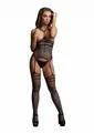 Le Desir Bodystockings Playsuits Le Desir Strappy Suspender Bodystocking