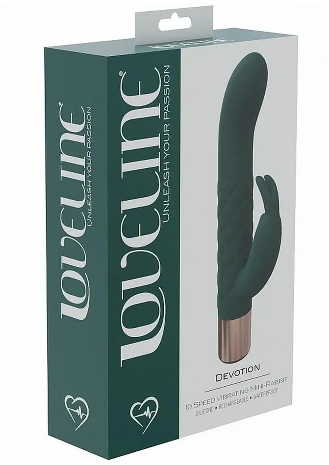 Loveline Female Sex Toys Loveline Devotion Silicone Rechargeable 10 Speed Mini Rabbit Forest