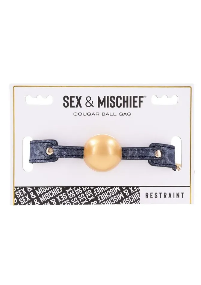 Male Sex Toys Cougar Ball Gag Sex and Mischief