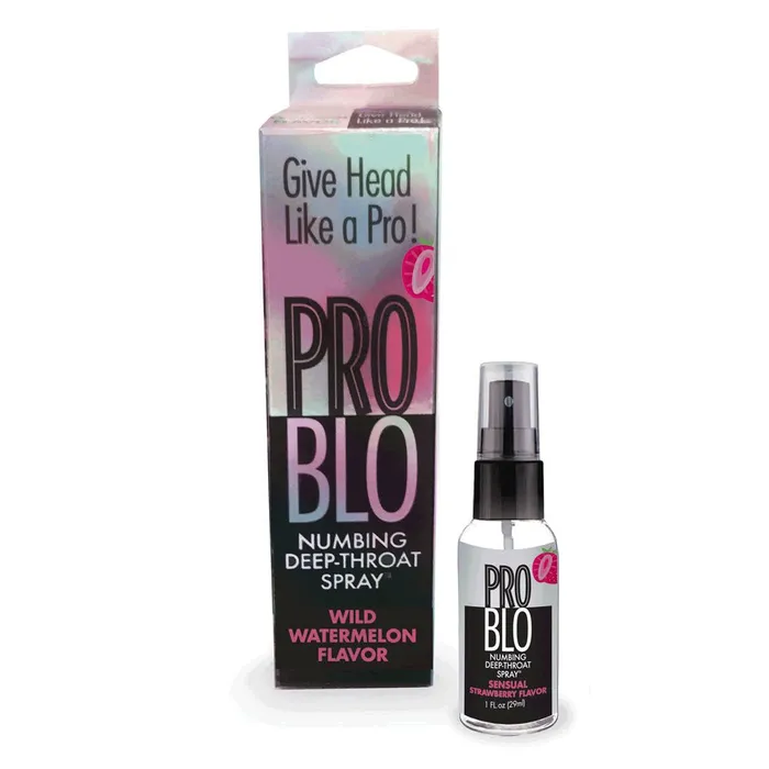 Male Sex Toys Little Genie ProBlo Deep Throat Spray Strawberry