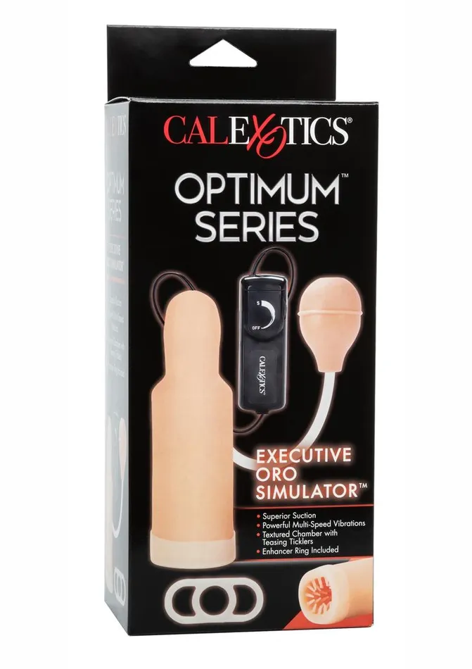 Male Sex Toys Optimum Series Optimum Series Executive Oro Simulator Vibrating Masturbator and Pumo