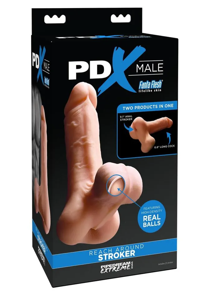 Male Sex Toys PDX Male Pdx Male Reach Around Stroker Masturbator Realistic Dong