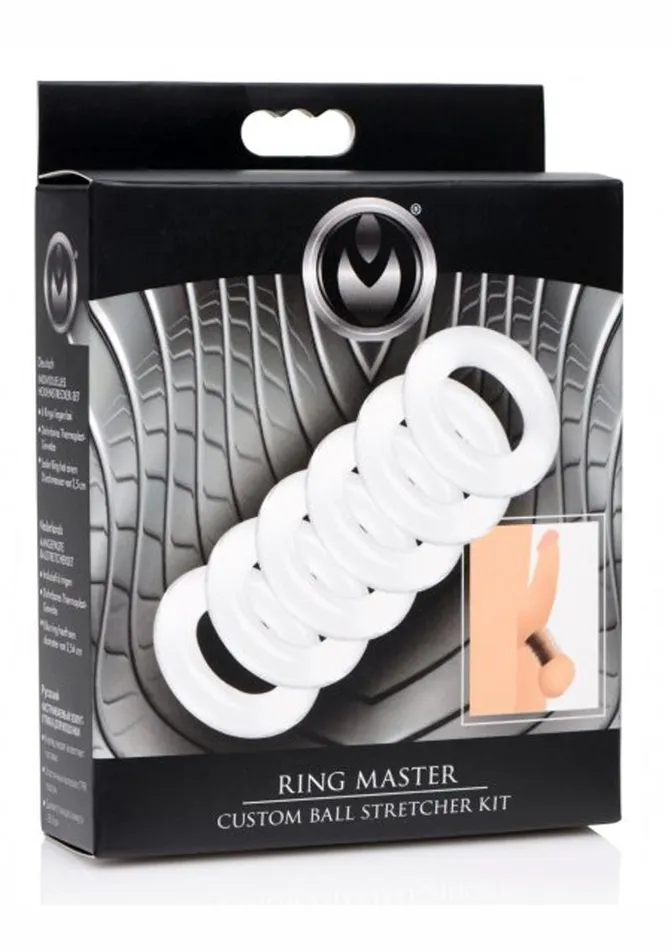 Master Series Male Sex Toys Master Series Ring Master Custom Ball Stretcher Kit