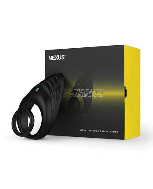 Nexus Enhance Cock Ball Ring Black Libertybelle Marketing Male Sex Toys