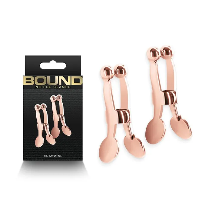 Nipple Clitoral Toys NS Novelties Bound Nipple Clamps C1 