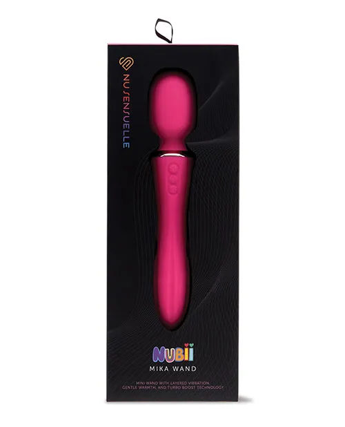 Nu Sensuelle Mika Heating Nubii Mini Wand Novel Creations Usa INC Vibrators