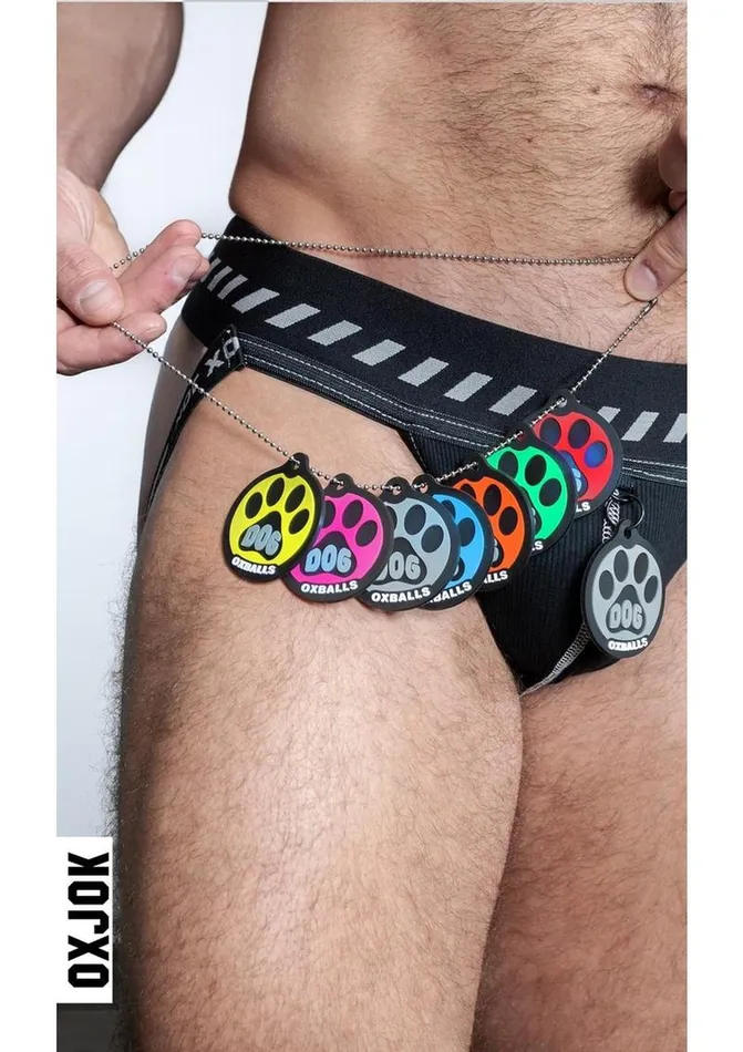 Oxballs Enhancers Dog Pack Pup Taggers 6Tag Dog Jock