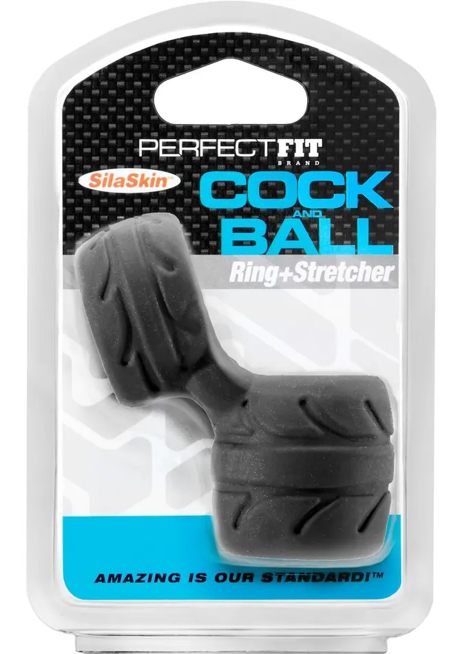 Perfect Fit Cock and Ball Ring Stretcher Silaskin Perfect Fit Male Sex Toys