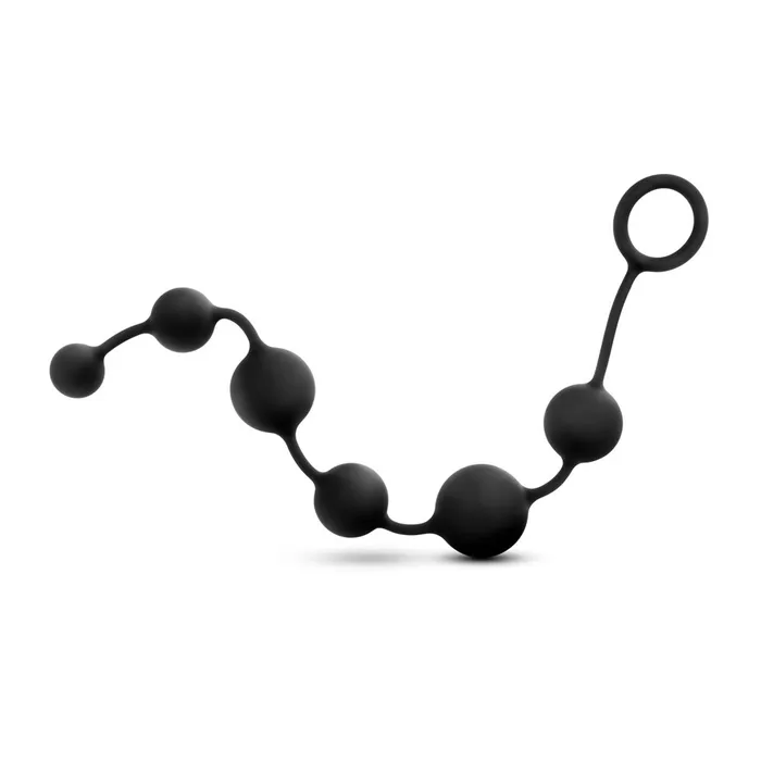 Performance 16 Inch Silicone Anal Beads Black Blush Novelties Anal