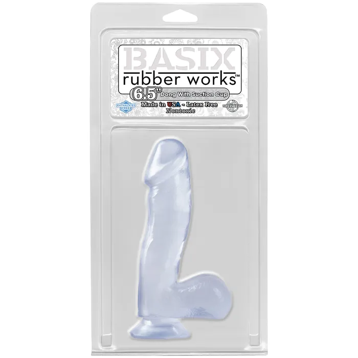 Pipe Dreams Dildos Pipe Dreams Basix Rubber Works 65 Dong with Suction Cup