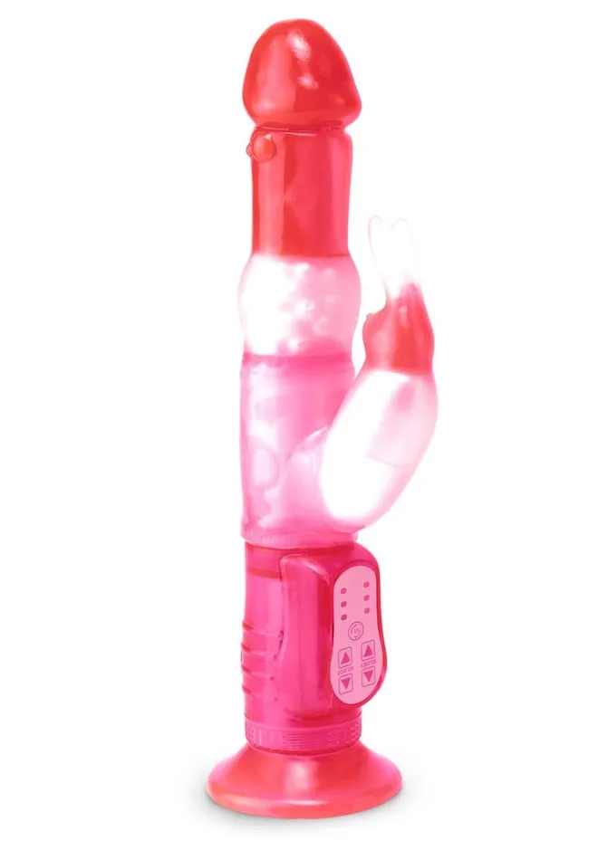 Pipedream Wall Bangers Deluxe Rabbit Pearl Rotating Rabbit Vibrator Vibrators