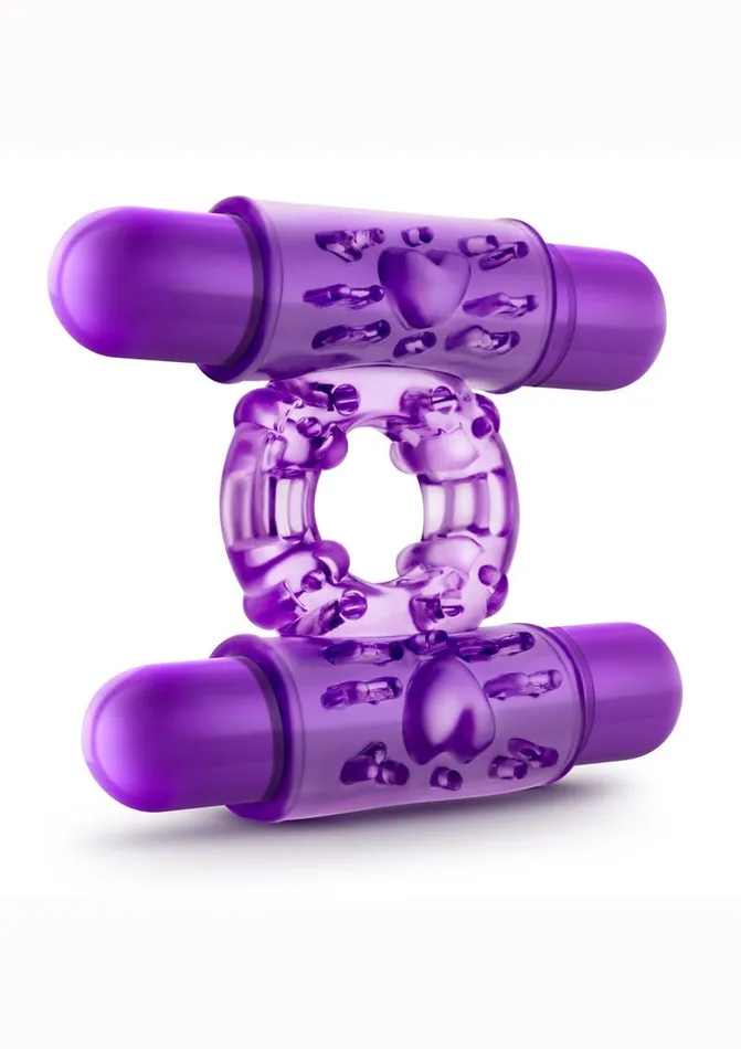 Play with Me Play with Me Double Play Dual Vibrating Cock Ring Couples