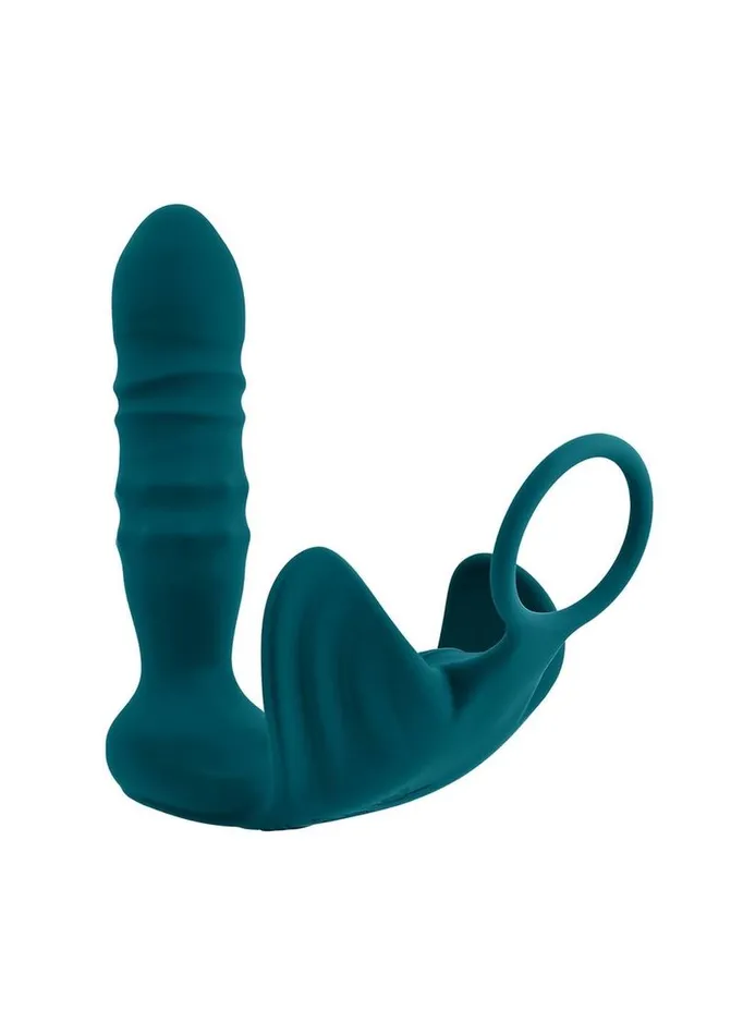 Playboy Male Sex Toys Playboy Bring It On Rechargeable Silicone Anal Plug with Cock Ring