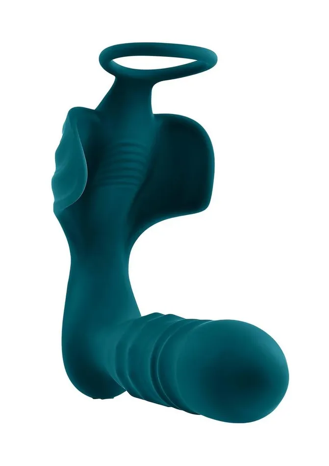 Playboy Male Sex Toys Playboy Bring It On Rechargeable Silicone Anal Plug with Cock Ring