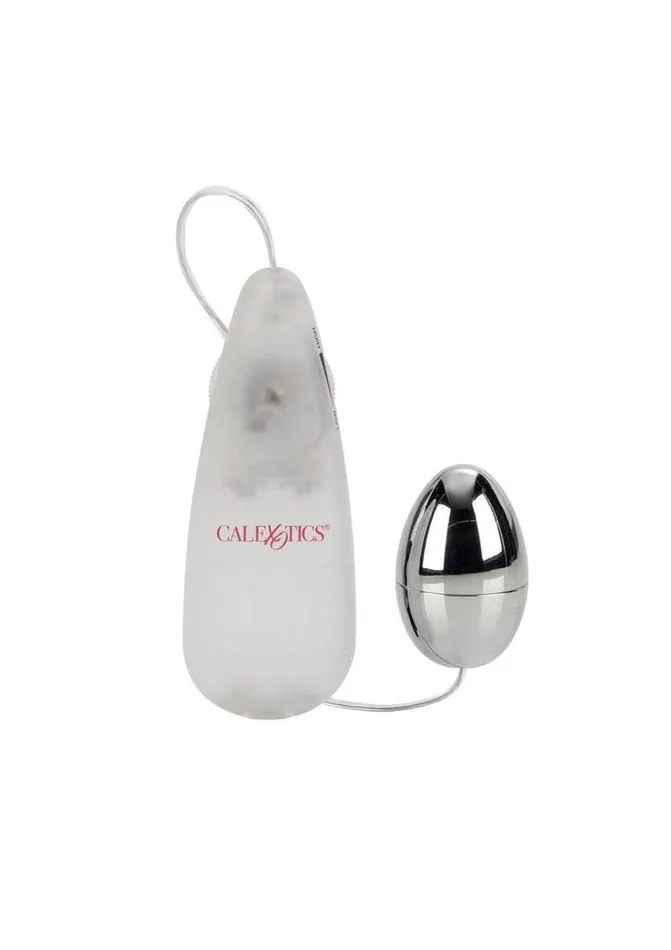 Pocket Exotics Female Sex Toys Pocket Exotics Vibrating Silver Egg